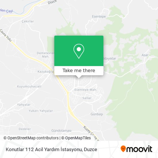 Konutlar 112 Acil Yardım İstasyonu map