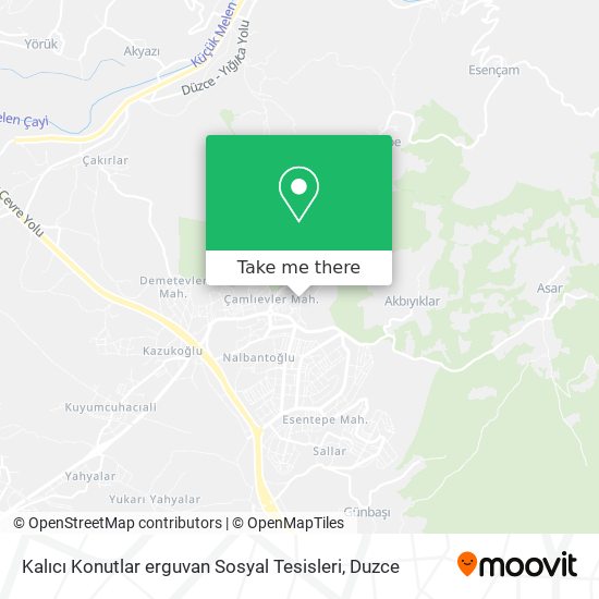 Kalıcı Konutlar erguvan Sosyal Tesisleri map