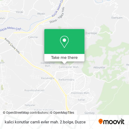 kalici konutlar camli evler mah. 2.bolge map