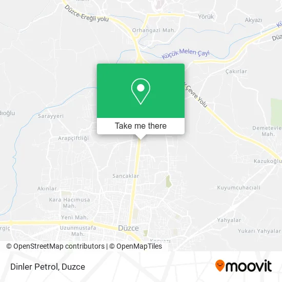 Dinler Petrol map