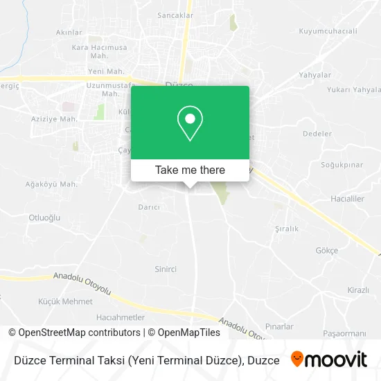 Düzce Terminal Taksi (Yeni Terminal Düzce) map