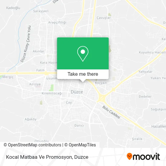 Kocal Matbaa Ve Promosyon map