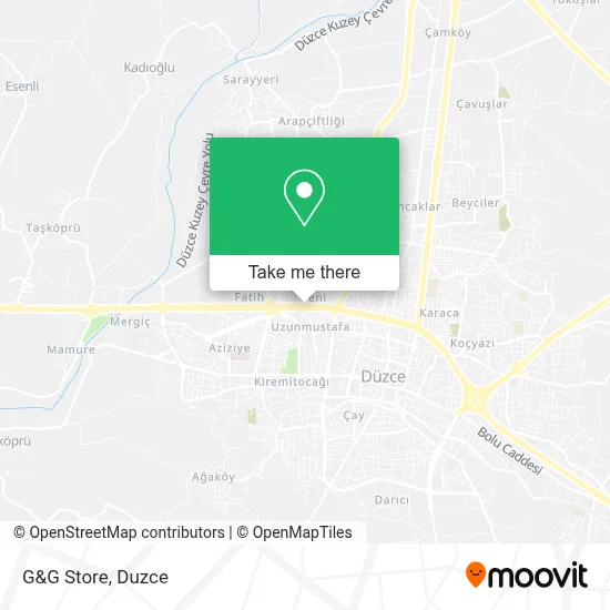 G&G Store map