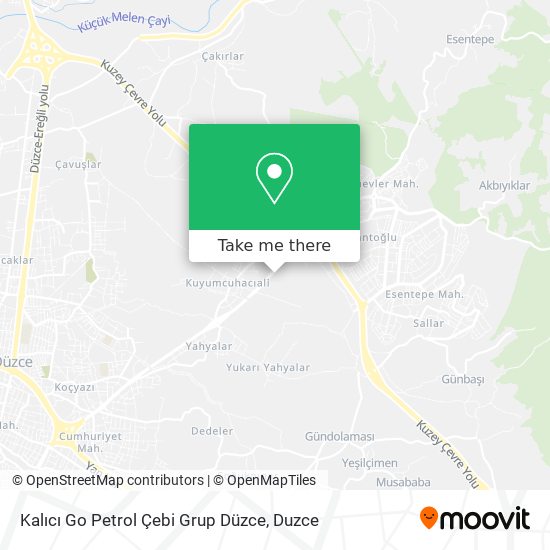 Kalıcı Go Petrol Çebi Grup Düzce map