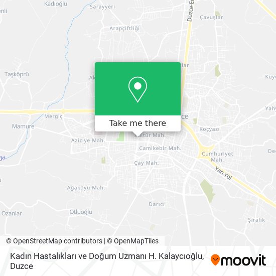 Kadın Hastalıkları ve Doğum Uzmanı H. Kalaycıoğlu map