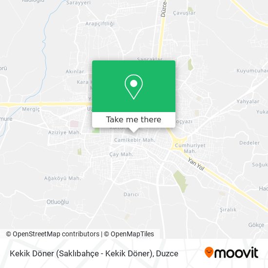 Kekik Döner (Saklıbahçe - Kekik Döner) map