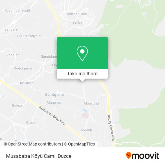 Musababa Köyü Cami map