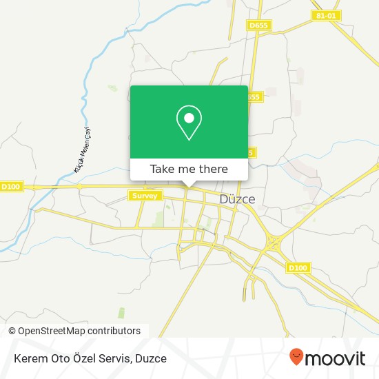 Kerem Oto Özel Servis map