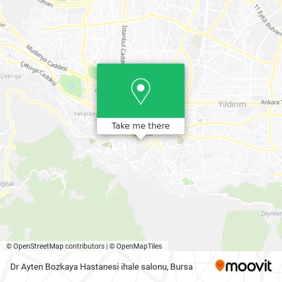 Dr Ayten Bozkaya Hastanesi ihale salonu map