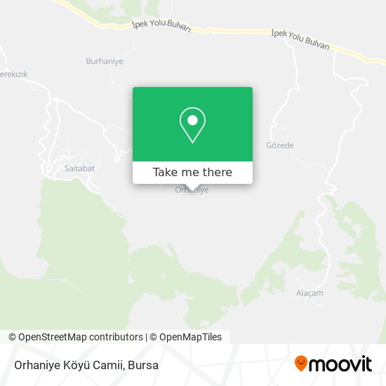 Orhaniye Köyü Camii map