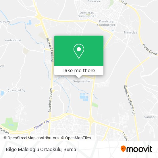 Bilge Malcıoğlu Ortaokulu map