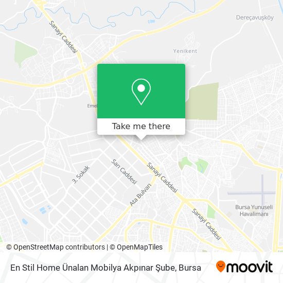 En Stil Home Ünalan Mobilya Akpınar Şube map