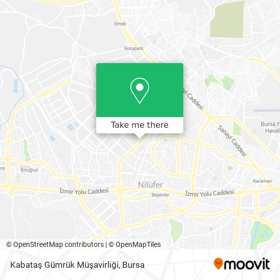 Kabataş Gümrük Müşavirliği map