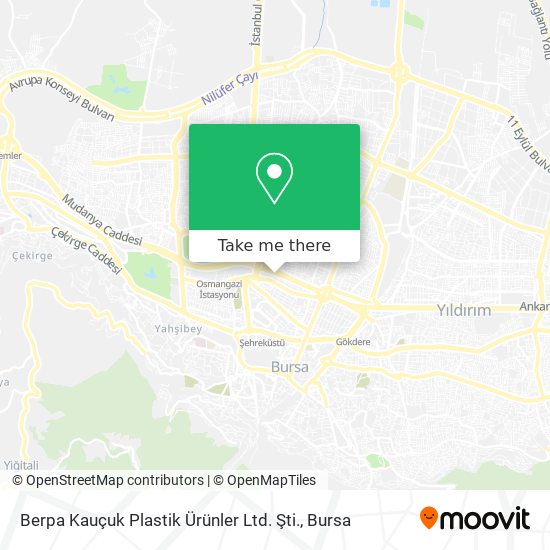 Berpa Kauçuk Plastik Ürünler Ltd. Şti. map
