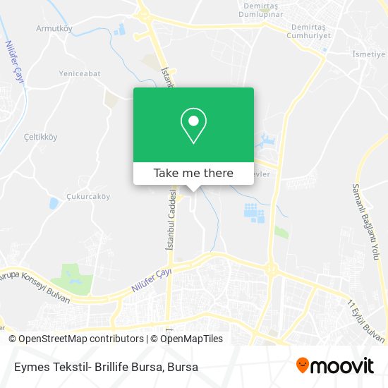 Eymes Tekstil- Brillife Bursa map