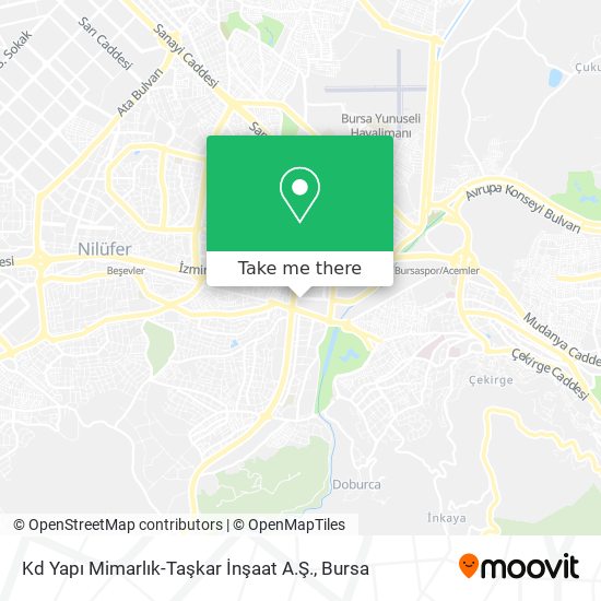 Kd Yapı Mimarlık-Taşkar İnşaat A.Ş. map