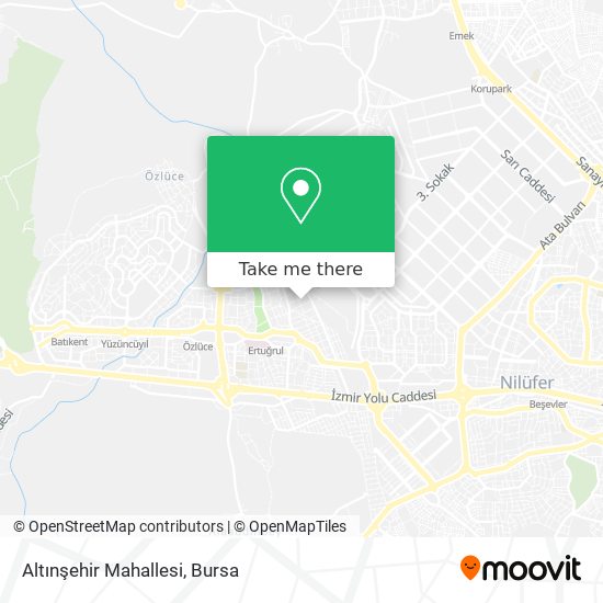 Altınşehir Mahallesi map