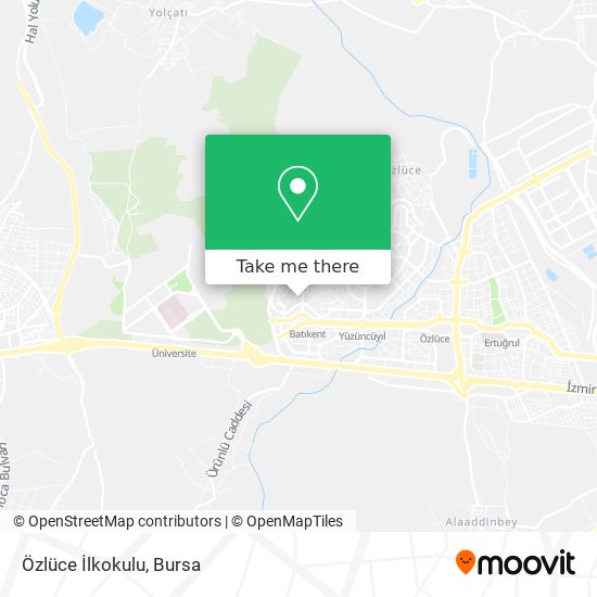 Özlüce İlkokulu map