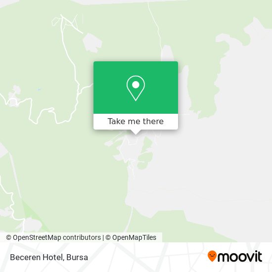 Beceren Hotel map