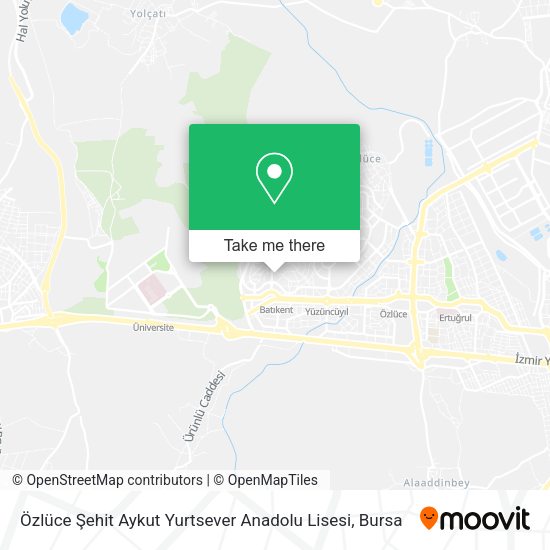 Özlüce Şehit Aykut Yurtsever Anadolu Lisesi map