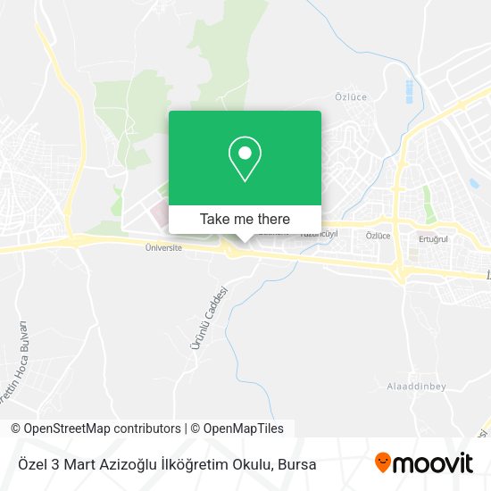 Özel 3 Mart Azizoğlu İlköğretim Okulu map