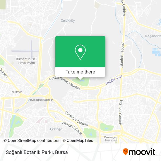 Soğanlı Botanik Parkı map