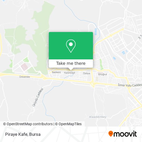 Piraye Kafe map