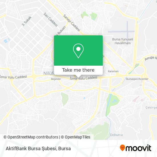 AktifBank Bursa Şubesi map