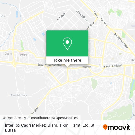 İnterFox Çağrı Merkezi Blşm. Tlkm. Hzmt. Ltd. Şti. map