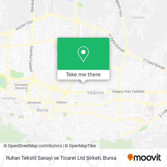 Ruhan Tekstil Sanayi ve Ticaret Ltd Şirketi map
