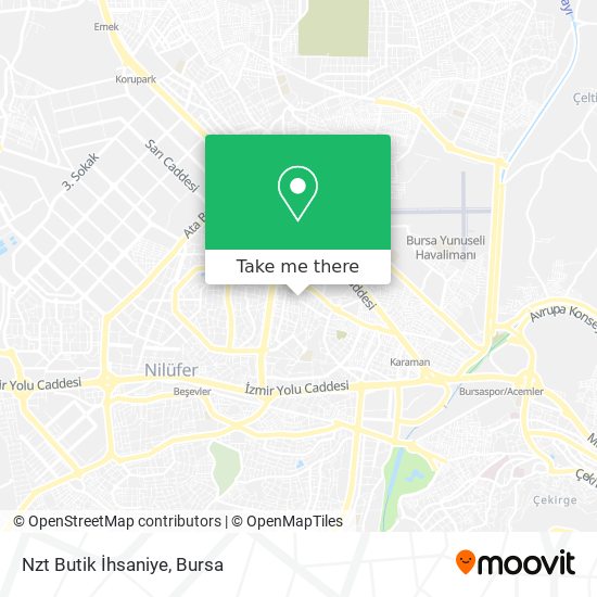 Nzt Butik İhsaniye map