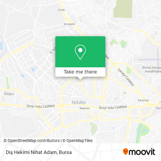 Diş Hekimi Nihat Adam map