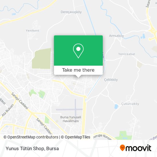 Yunus Tütün Shop map