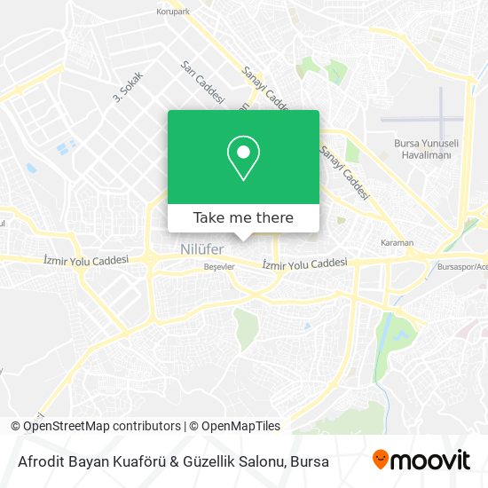 Afrodit Bayan Kuaförü & Güzellik Salonu map