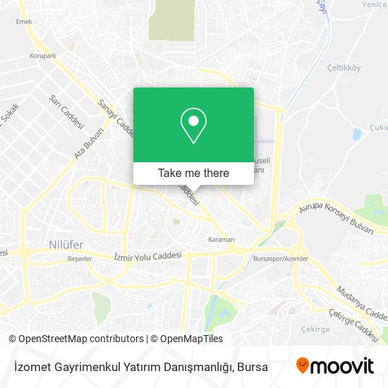 İzomet Gayrimenkul Yatırım Danışmanlığı map