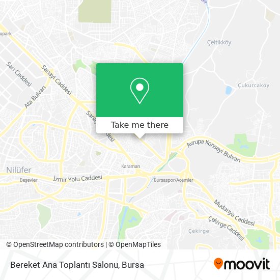 Bereket Ana Toplantı Salonu map