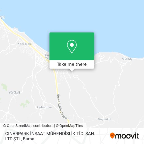 ÇINARPARK İNŞAAT MÜHENDİSLİK TİC. SAN. LTD.ŞTİ. map