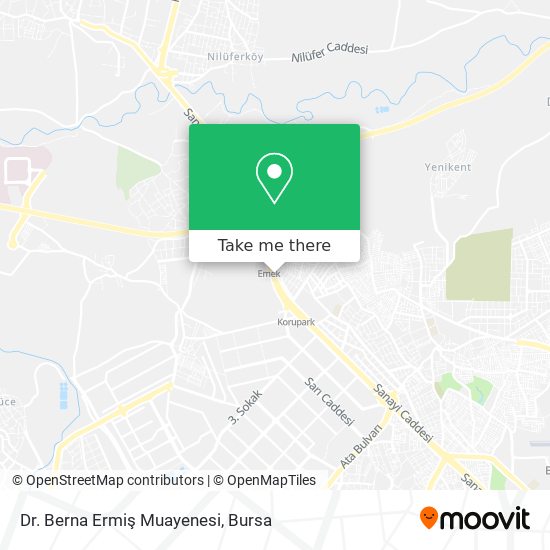 Dr. Berna Ermiş Muayenesi map