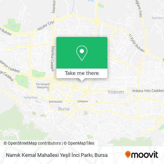 Namık Kemal Mahallesi Yeşil İnci Parkı map