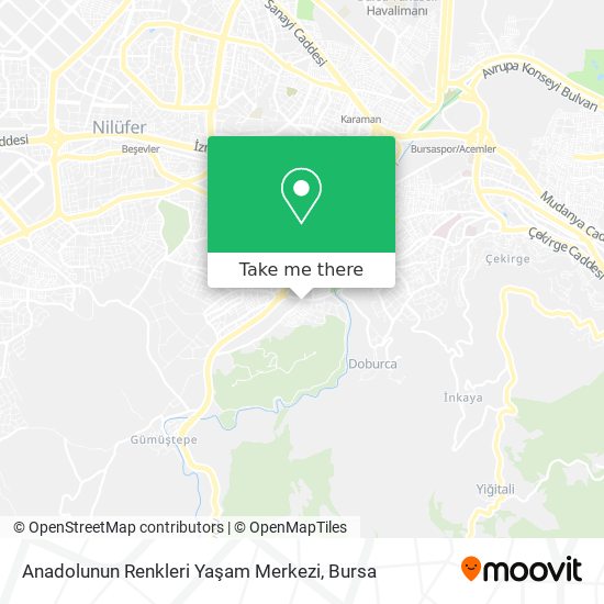 Anadolunun Renkleri Yaşam Merkezi map