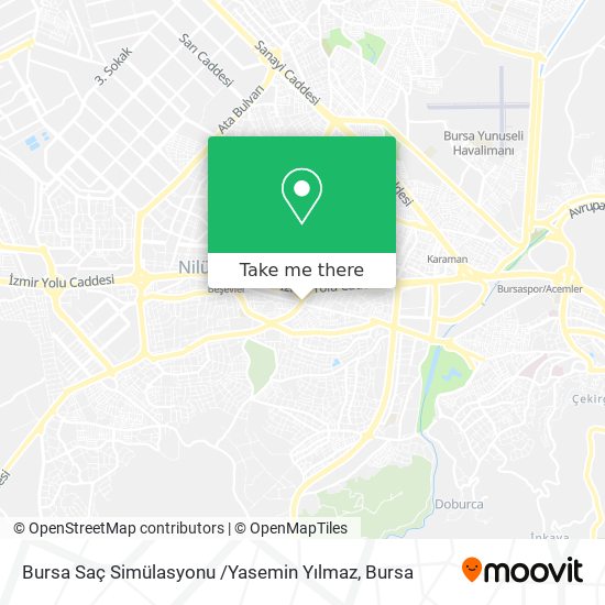 Bursa Saç Simülasyonu /Yasemin Yılmaz map