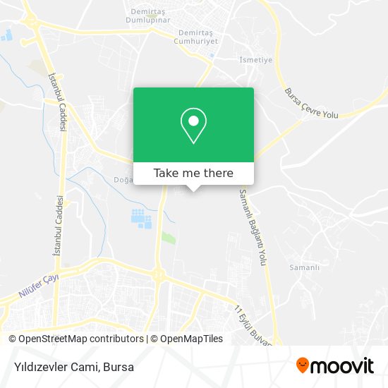 Yıldızevler Cami map