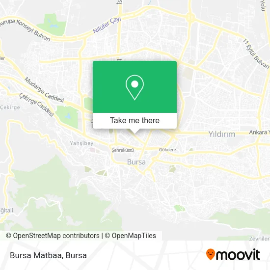 Bursa Matbaa map