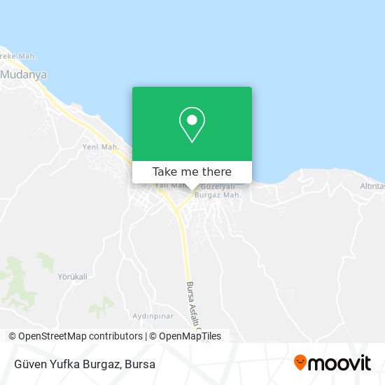Güven Yufka Burgaz map