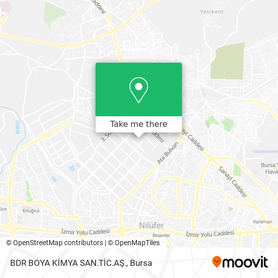 BDR BOYA KİMYA SAN.TİC.AŞ. map
