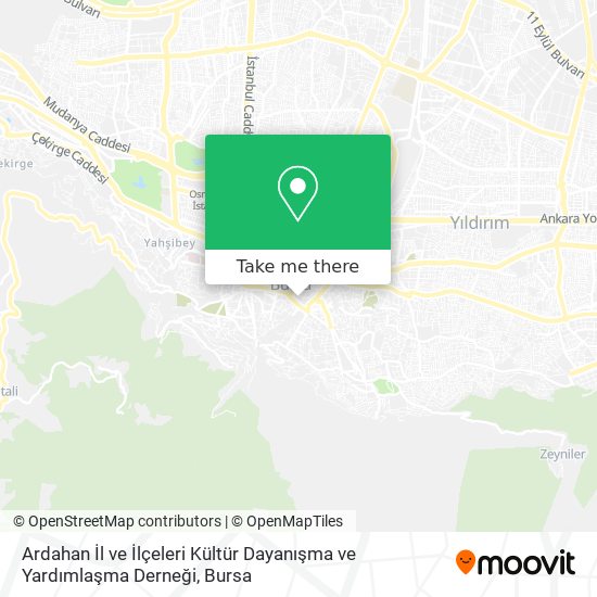 Ardahan İl ve İlçeleri Kültür Dayanışma ve Yardımlaşma Derneği map