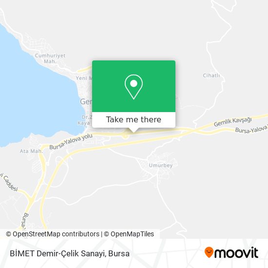 BİMET Demir-Çelik Sanayi map