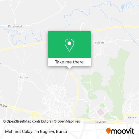 Mehmet Calayır'ın Bag Evi map