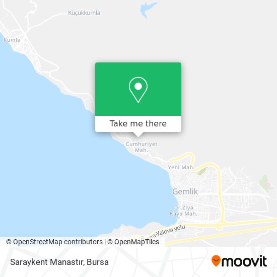 Saraykent Manastır map