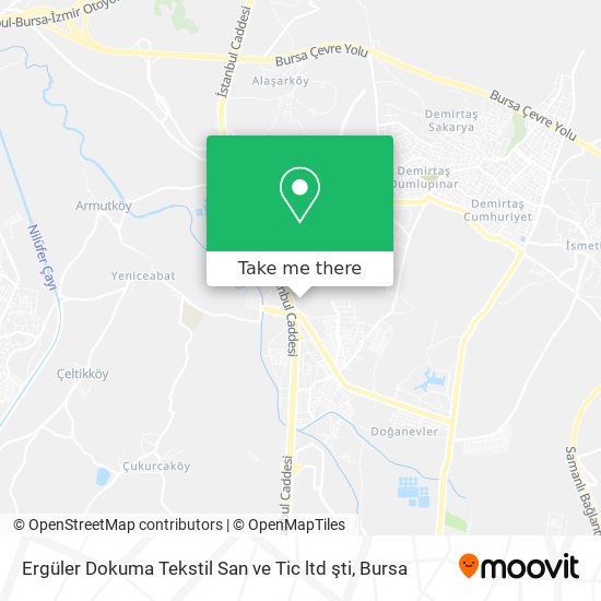 Ergüler Dokuma Tekstil San ve Tic ltd şti map